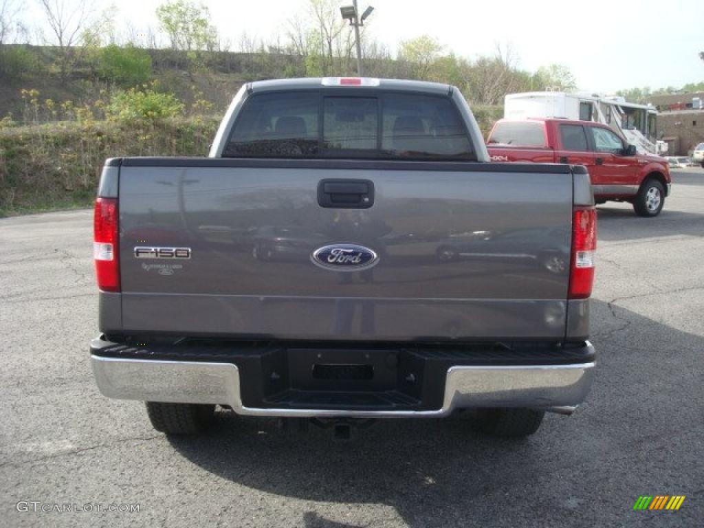 2006 F150 XLT SuperCab 4x4 - Smokestone Metallic / Medium/Dark Flint photo #4