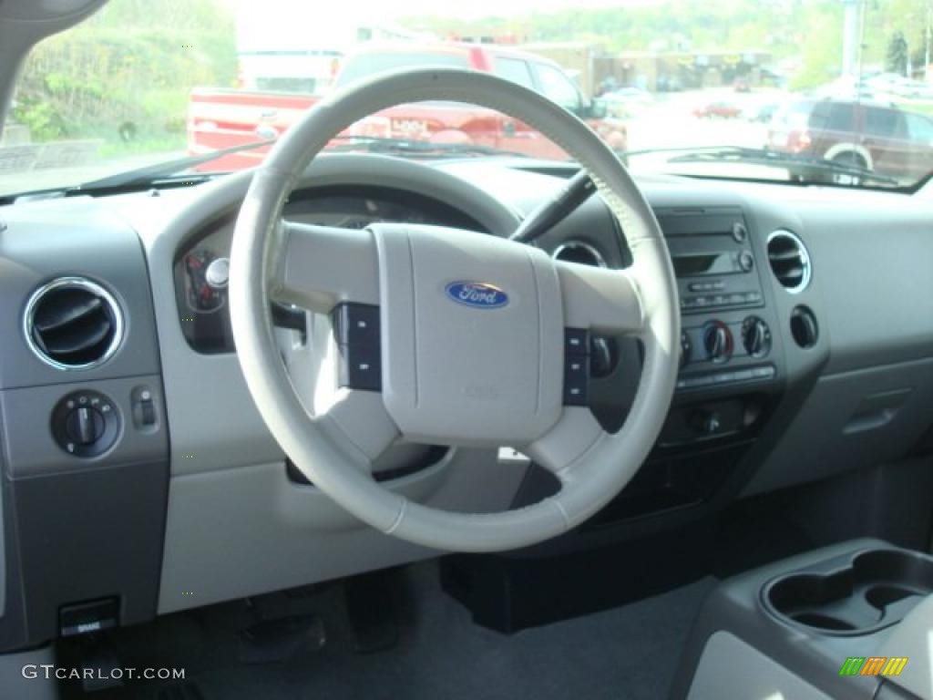 2006 F150 XLT SuperCab 4x4 - Smokestone Metallic / Medium/Dark Flint photo #14