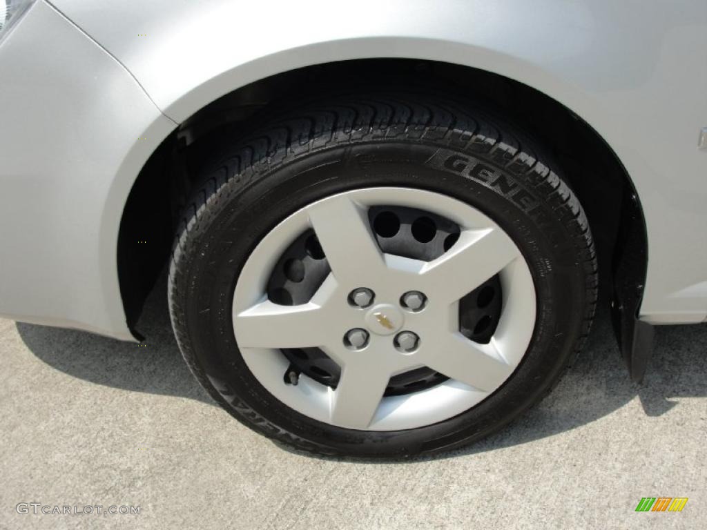 2007 Cobalt LT Sedan - Ultra Silver Metallic / Gray photo #12