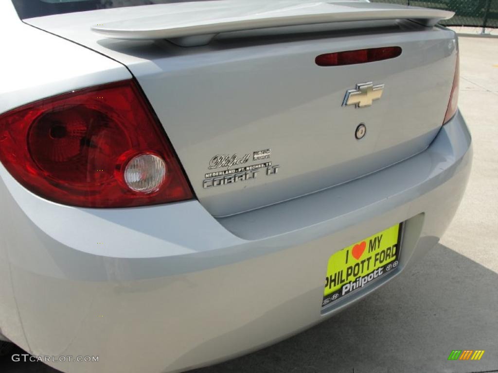 2007 Cobalt LT Sedan - Ultra Silver Metallic / Gray photo #21