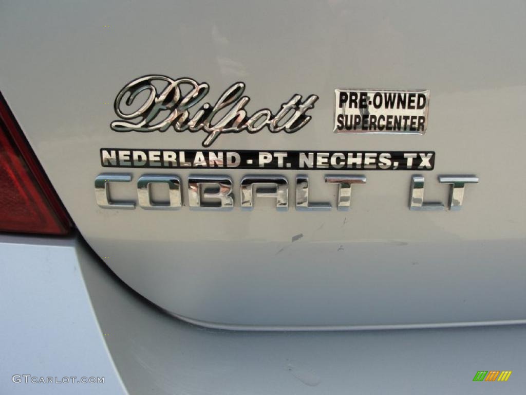 2007 Cobalt LT Sedan - Ultra Silver Metallic / Gray photo #22