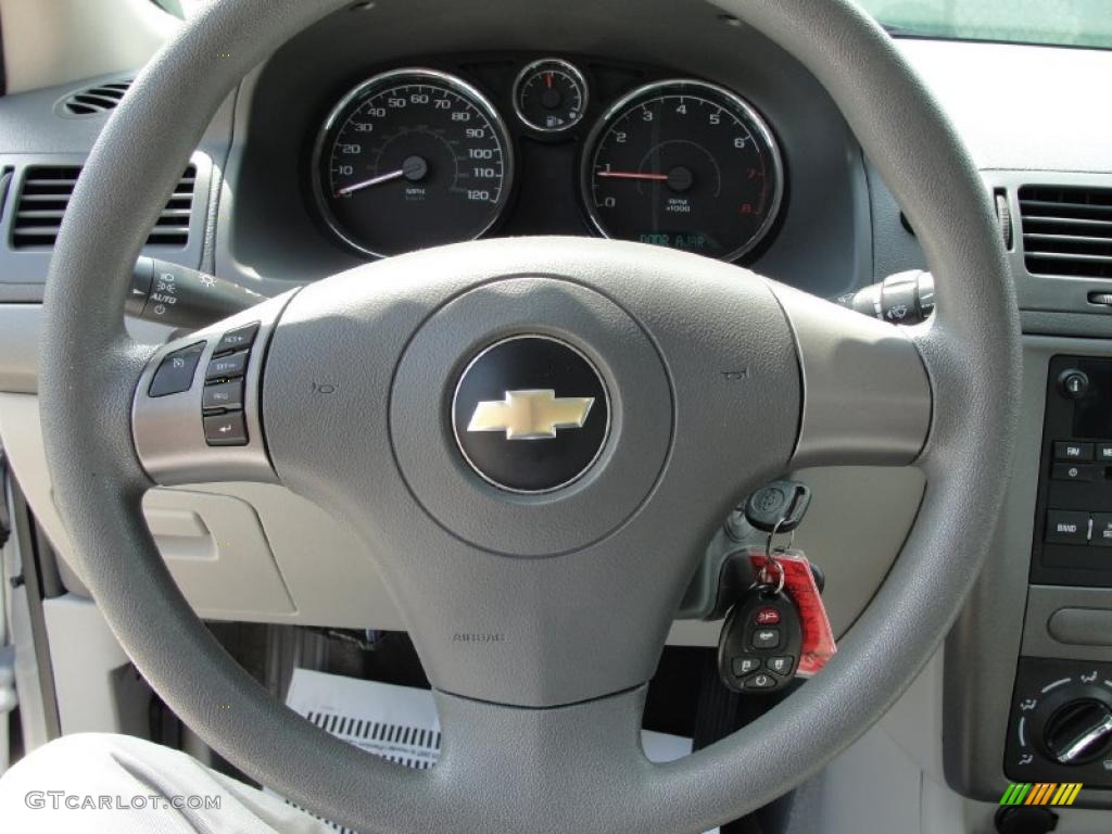 2007 Cobalt LT Sedan - Ultra Silver Metallic / Gray photo #41