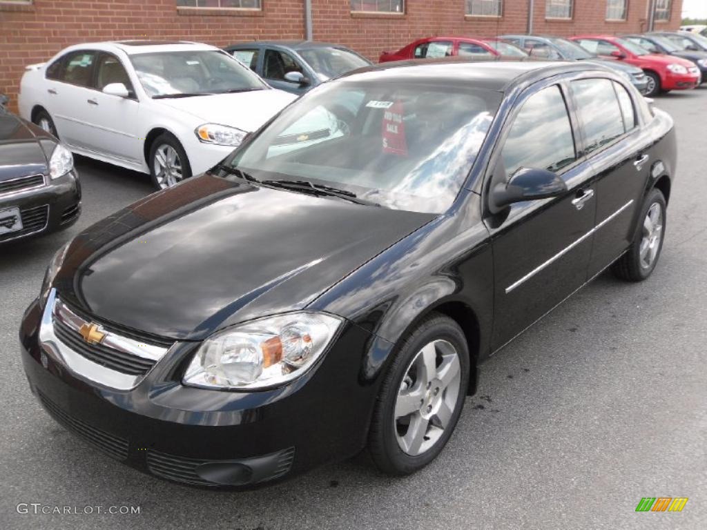 2010 Cobalt LT Sedan - Black Granite Metallic / Ebony photo #1