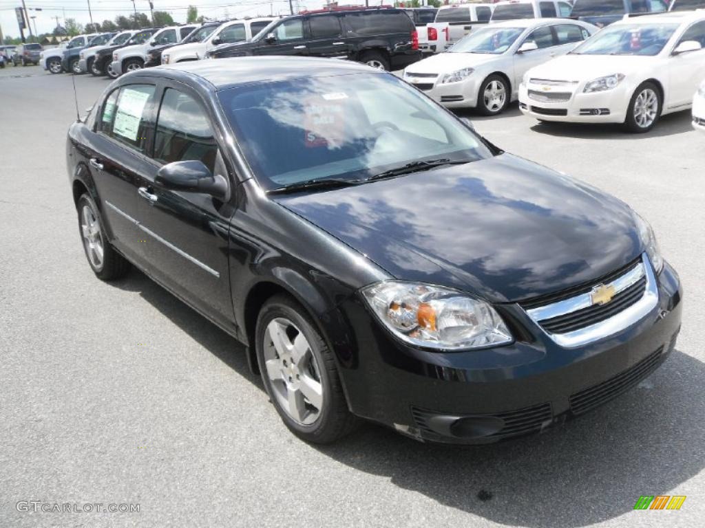 2010 Cobalt LT Sedan - Black Granite Metallic / Ebony photo #5