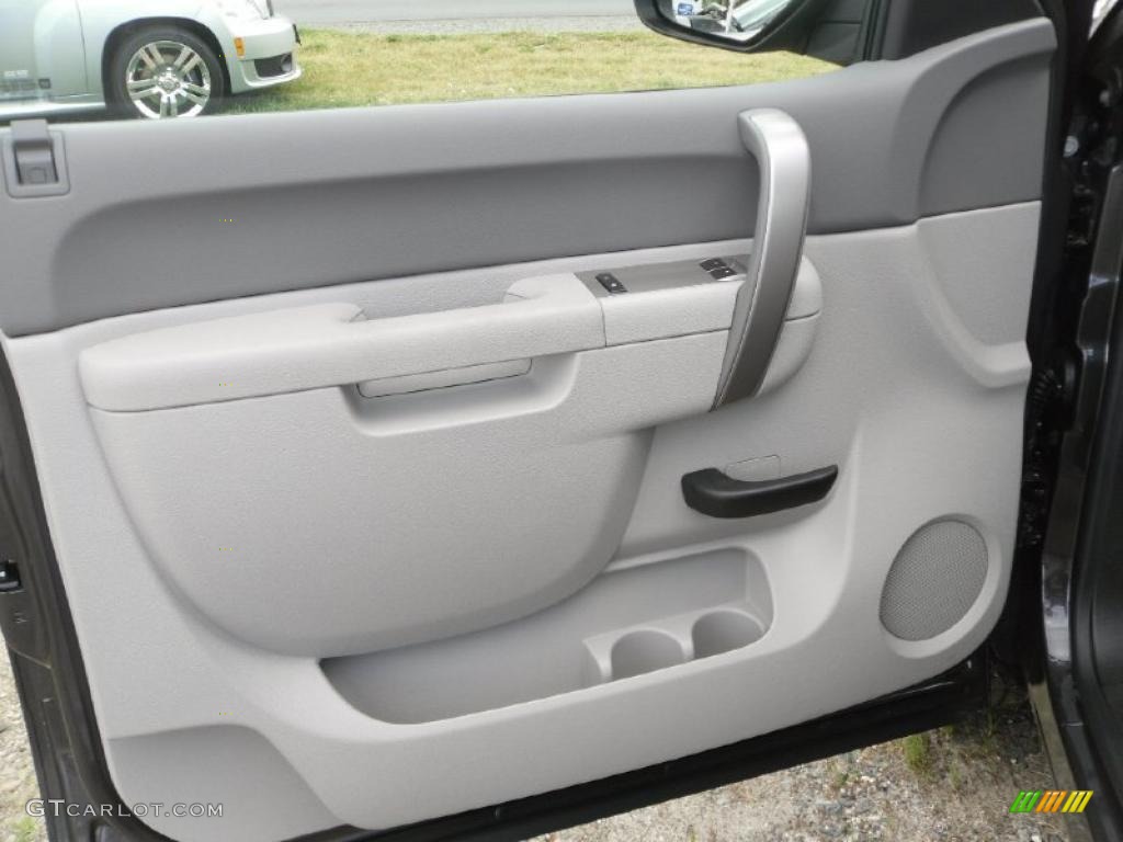 2010 Silverado 1500 Regular Cab - Taupe Gray Metallic / Dark Titanium photo #8