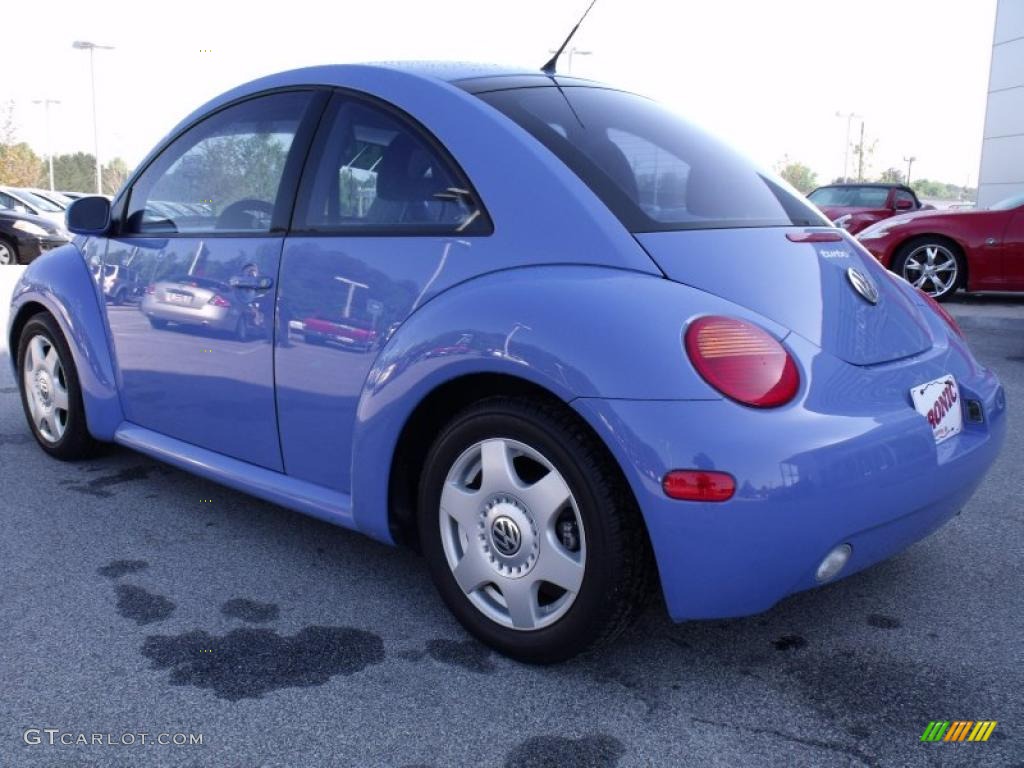 2001 New Beetle GLS 1.8T Coupe - Vortex Blue / Black photo #3