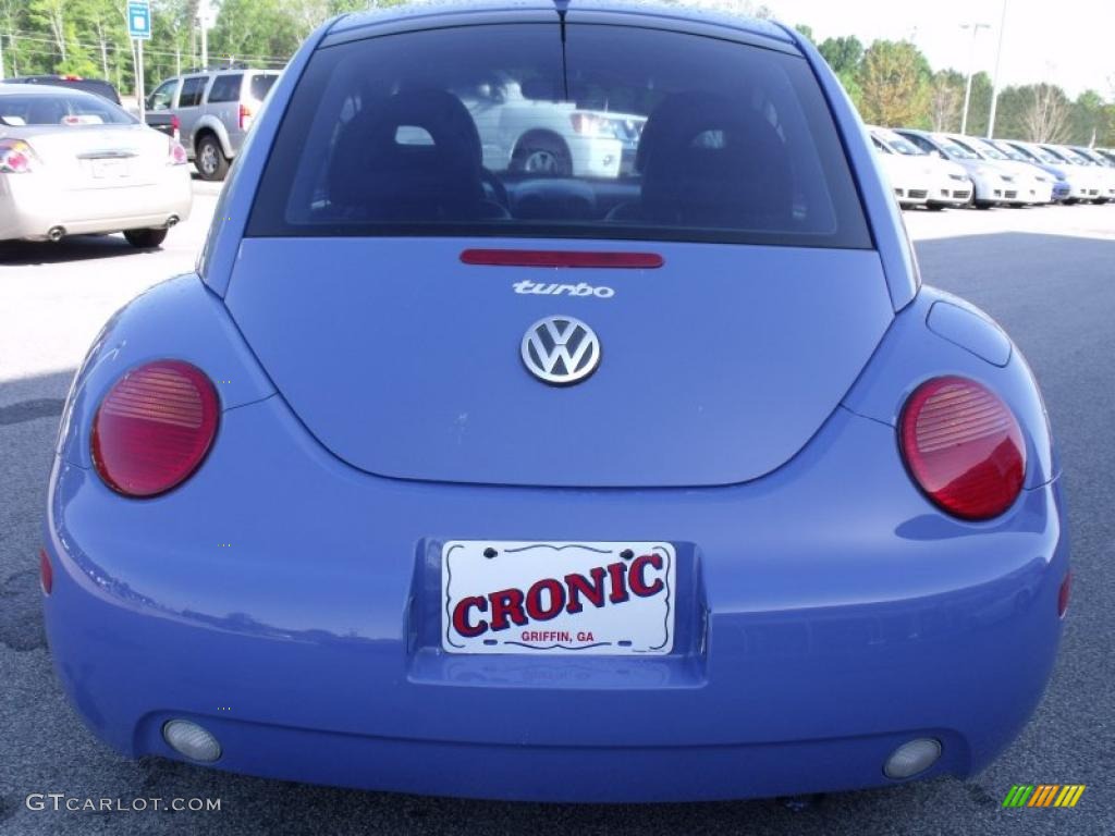 2001 New Beetle GLS 1.8T Coupe - Vortex Blue / Black photo #4