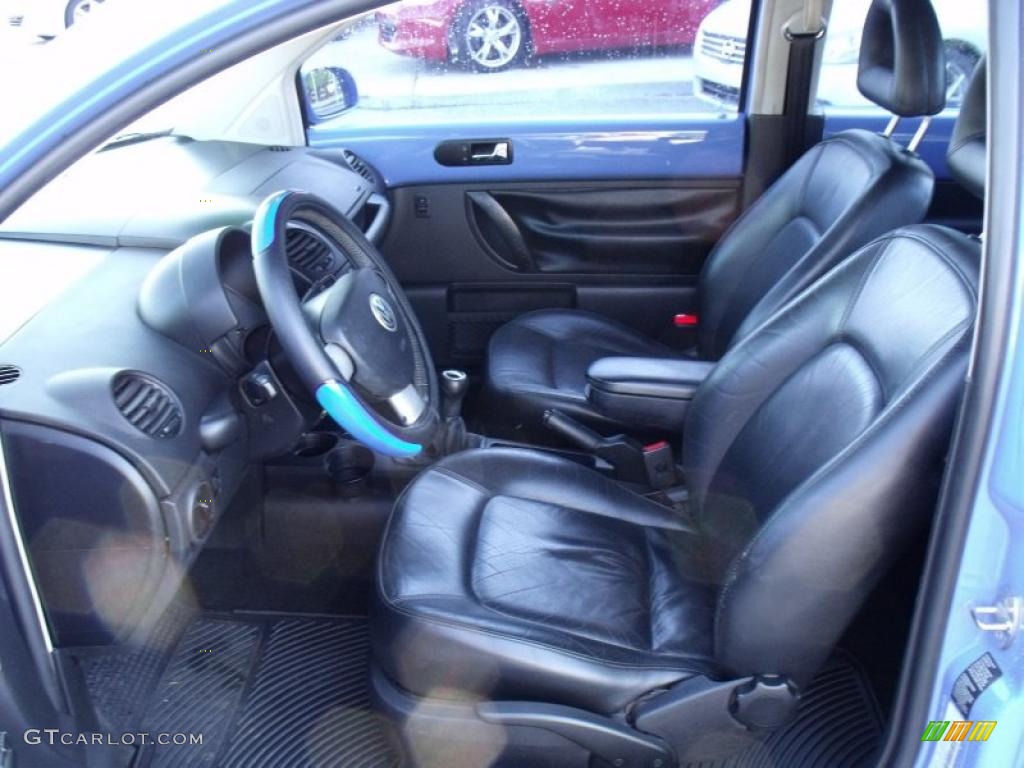 2001 New Beetle GLS 1.8T Coupe - Vortex Blue / Black photo #10