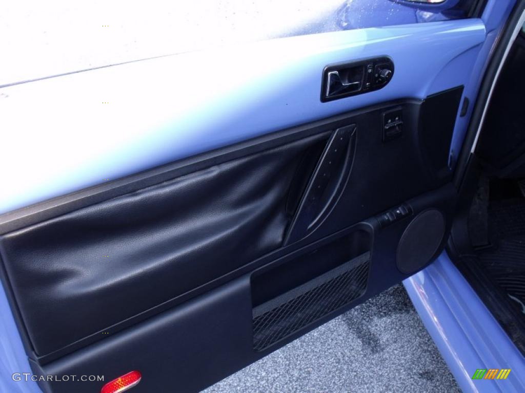 2001 New Beetle GLS 1.8T Coupe - Vortex Blue / Black photo #11
