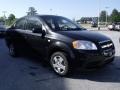 2008 Black Chevrolet Aveo LS Sedan  photo #7