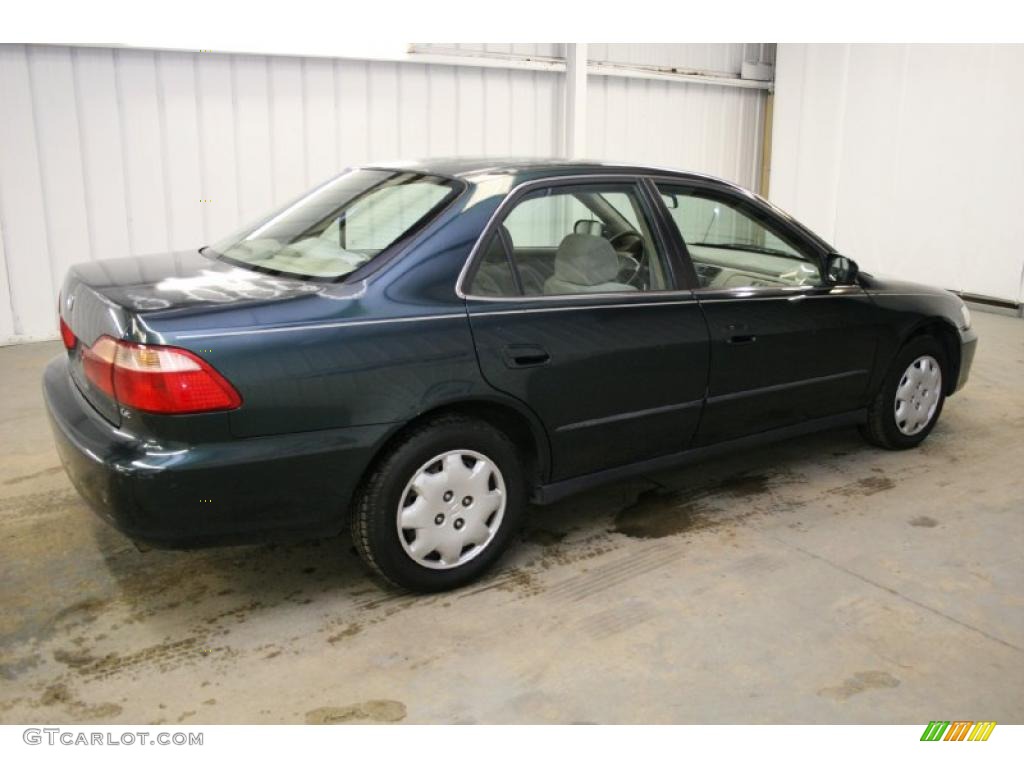 1998 Accord LX Sedan - New Dark Green Pearl / Quartz photo #5