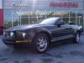 Black - Mustang V6 Deluxe Convertible Photo No. 1