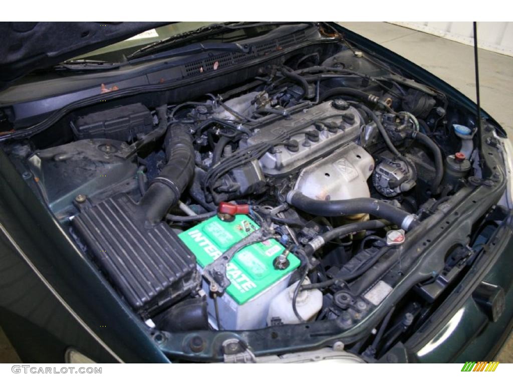 1998 Accord LX Sedan - New Dark Green Pearl / Quartz photo #47