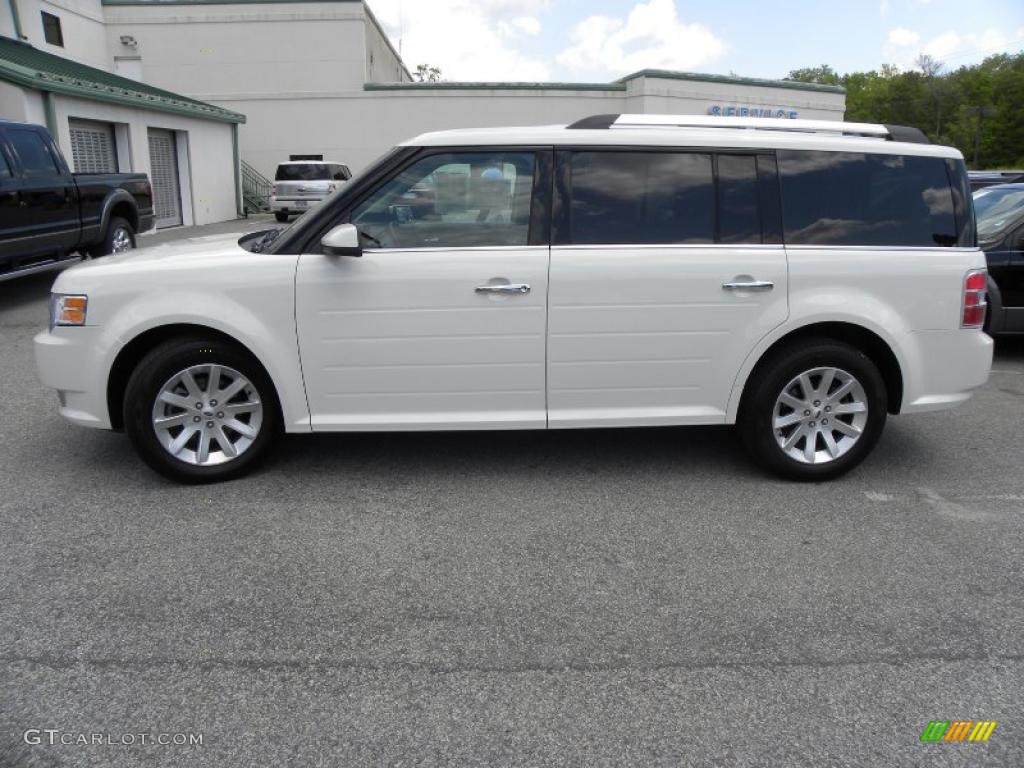 2009 Flex SEL AWD - White Suede Clearcoat / Charcoal Black photo #2