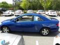 2004 Vivid Blue Pearl Honda Civic EX Coupe  photo #2