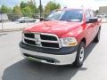 2010 Flame Red Dodge Ram 1500 ST Quad Cab  photo #7