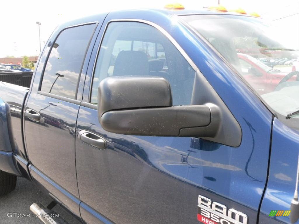 2008 Ram 3500 Big Horn Edition Quad Cab 4x4 Dually - Patriot Blue Pearl / Medium Slate Gray photo #23