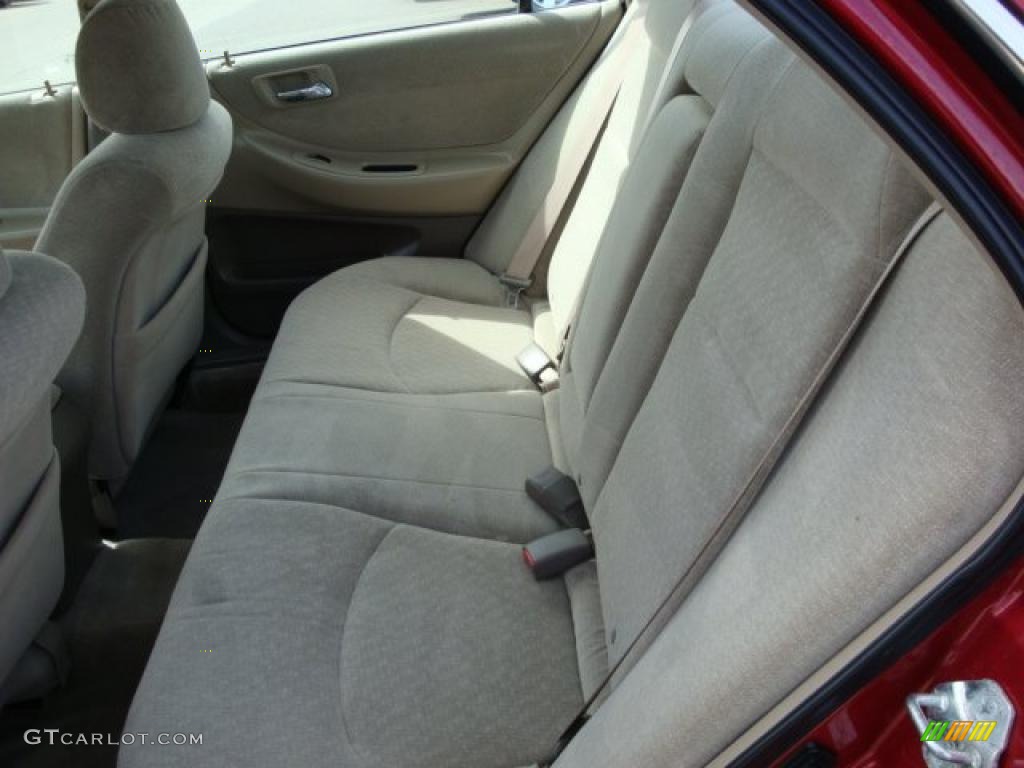 2002 Accord LX V6 Sedan - Firepepper Red Pearl / Ivory photo #9