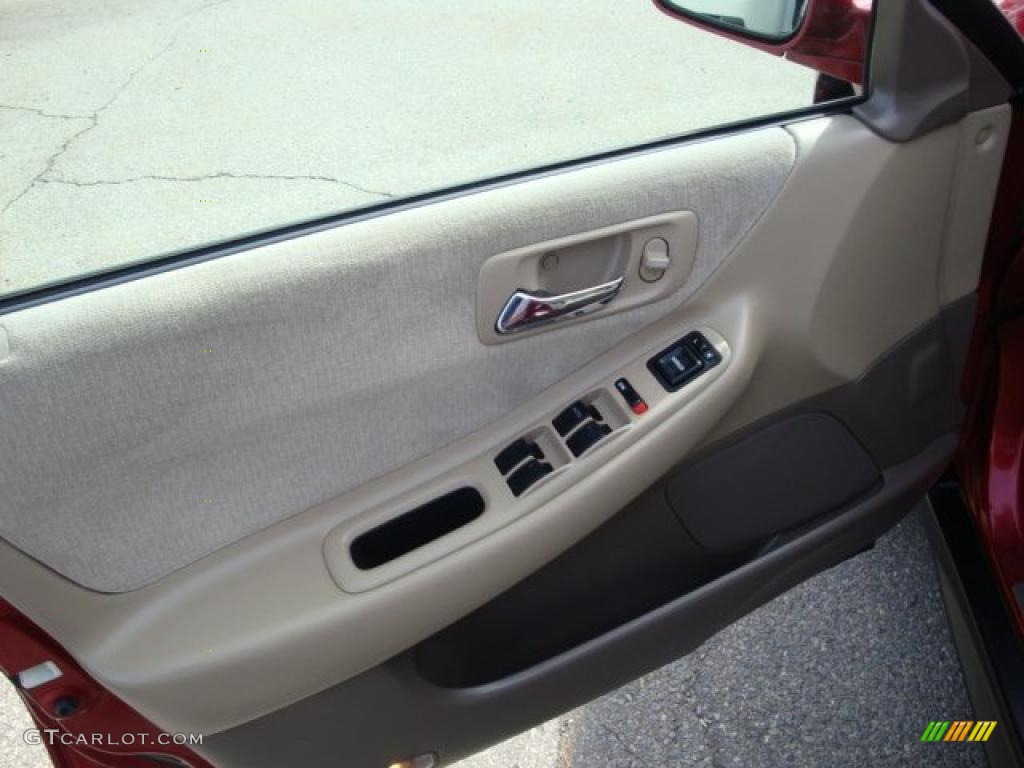 2002 Accord LX V6 Sedan - Firepepper Red Pearl / Ivory photo #11