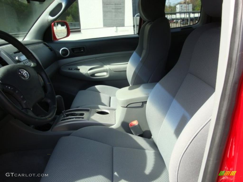 2007 Tacoma V6 TRD Sport Access Cab 4x4 - Radiant Red / Graphite Gray photo #11