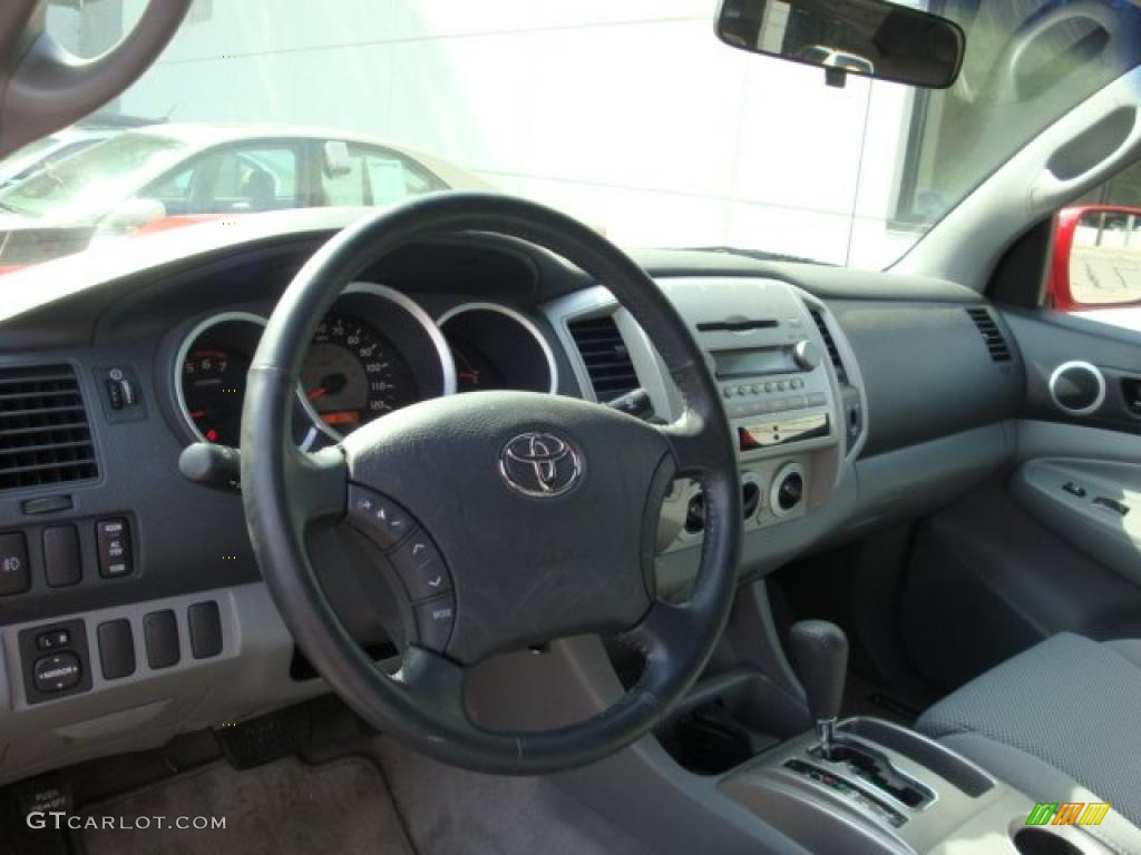 2007 Tacoma V6 TRD Sport Access Cab 4x4 - Radiant Red / Graphite Gray photo #12