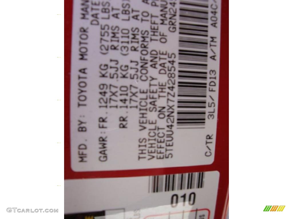 2007 Tacoma V6 TRD Sport Access Cab 4x4 - Radiant Red / Graphite Gray photo #19