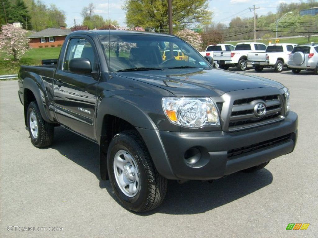 2010 Tacoma Regular Cab 4x4 - Magnetic Gray Metallic / Graphite photo #1