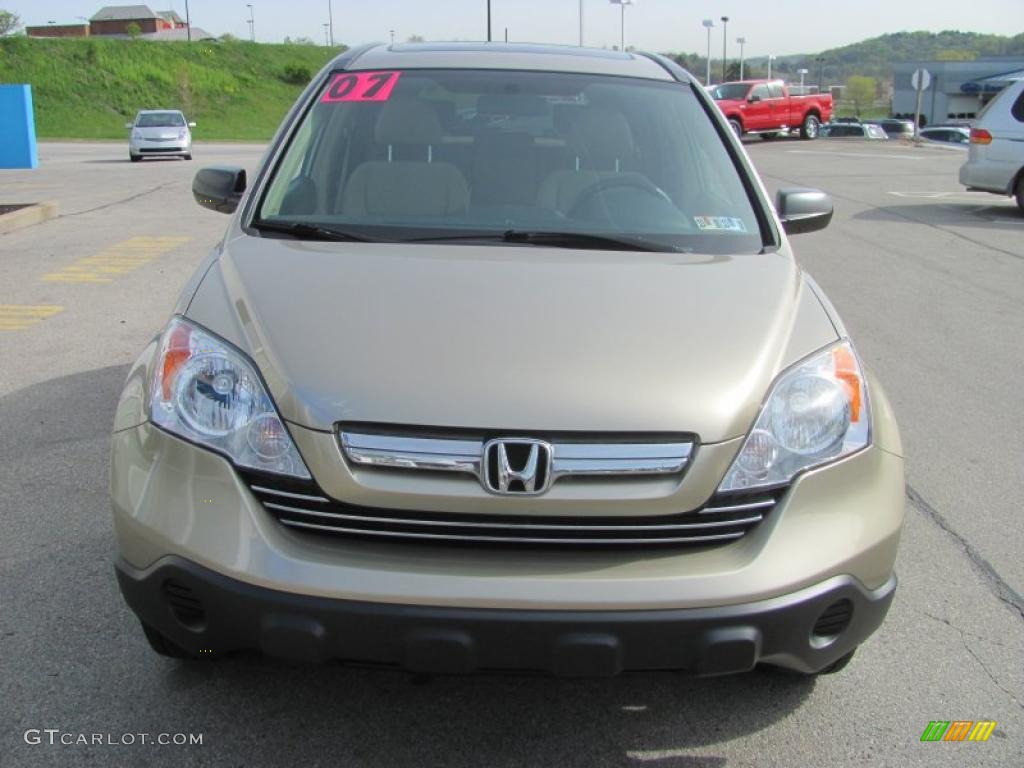 2007 CR-V EX 4WD - Borrego Beige Metallic / Ivory photo #11