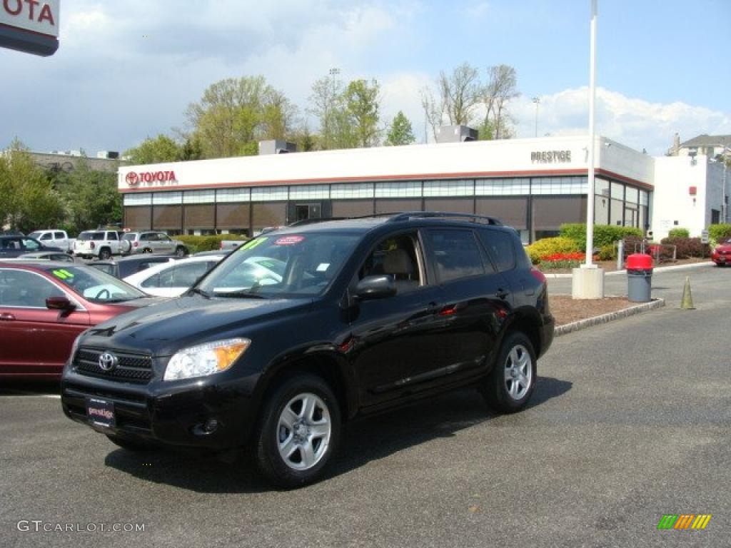 2007 RAV4 4WD - Black / Taupe photo #1