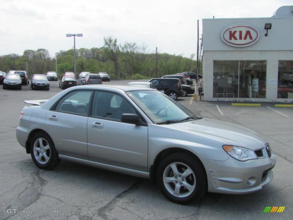 2007 Impreza 2.5i Sedan - Crystal Gray Metallic / Anthracite Black photo #1