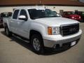 2008 Summit White GMC Sierra 1500 SLT Crew Cab 4x4  photo #5