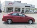 2005 Fusion Red Metallic Suzuki Forenza S Sedan  photo #2