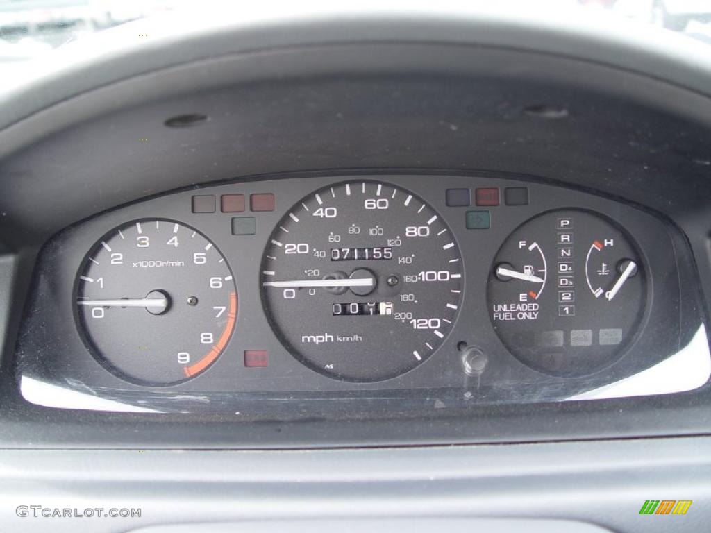 1995 Civic LX Sedan - Harvard Blue Pearl / Grey photo #10