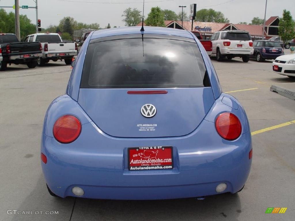 2001 New Beetle GLS 1.8T Coupe - Vortex Blue / Black photo #6