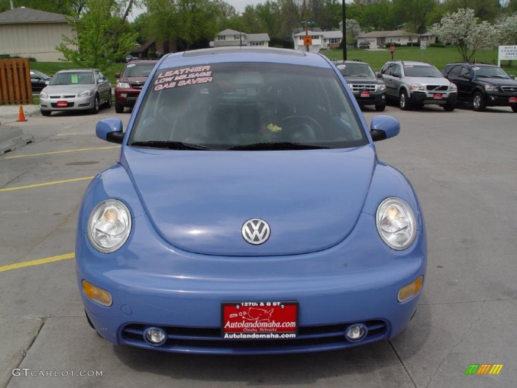2001 New Beetle GLS 1.8T Coupe - Vortex Blue / Black photo #7
