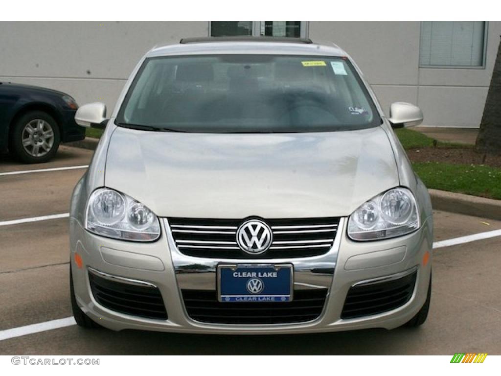 2010 Jetta TDI Sedan - White Gold Metallic / Titan Black photo #10