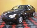 2007 Brilliant Black Crystal Pearl Chrysler Sebring Touring Sedan  photo #3