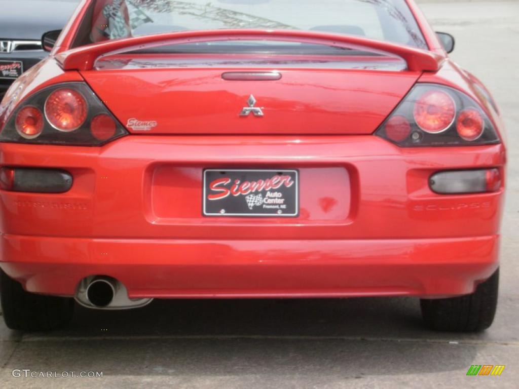 2002 Eclipse GT Coupe - Saronno Red / Black photo #1