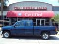 2001 Indigo Blue Metallic GMC Sierra 1500 SLE Extended Cab  photo #1