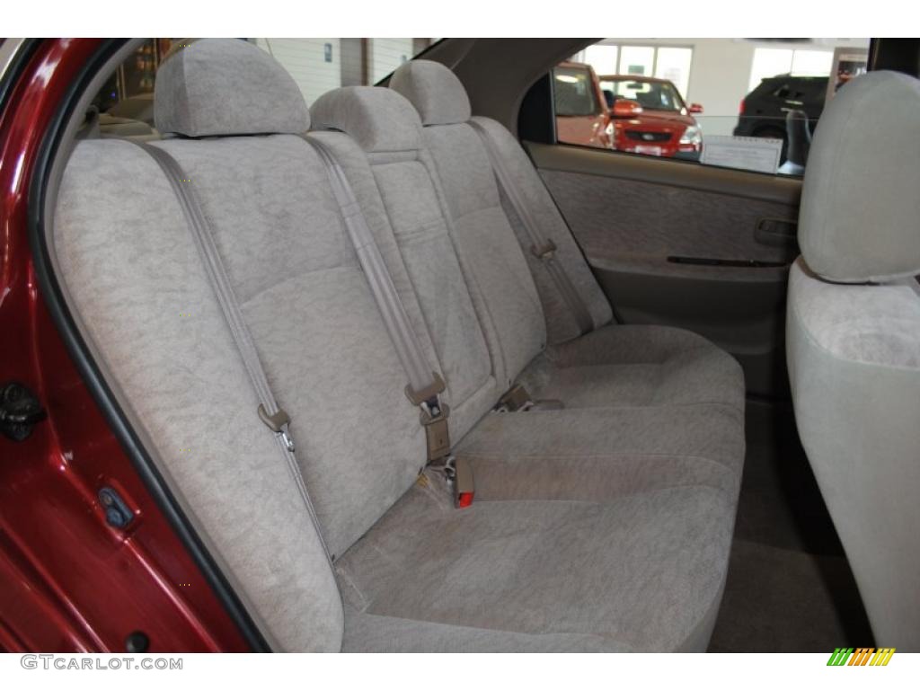 2005 Optima LX V6 - Radiant Red / Gray photo #19