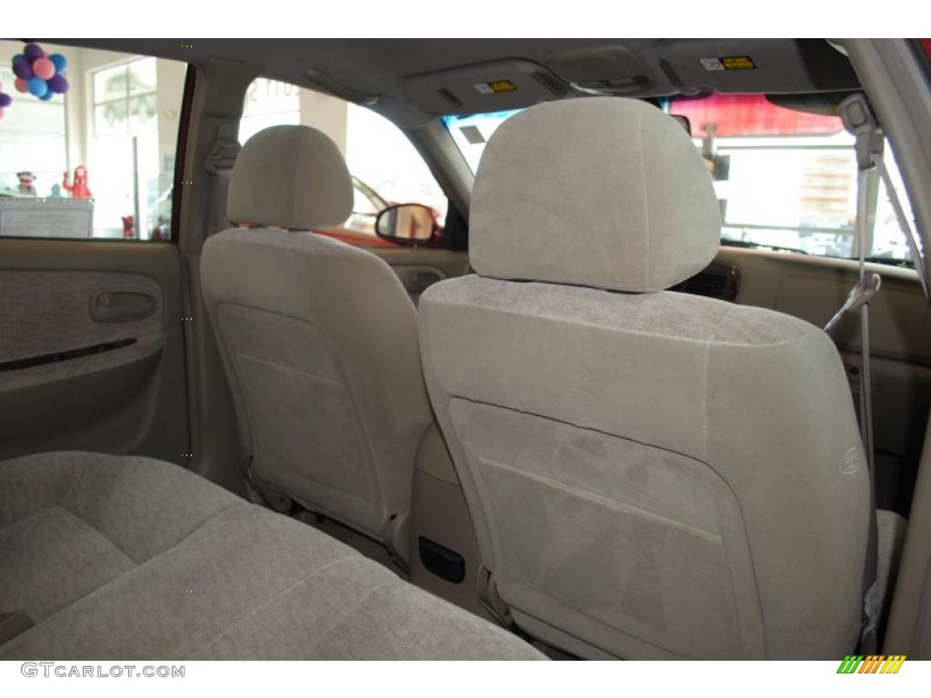 2005 Optima LX V6 - Radiant Red / Gray photo #20