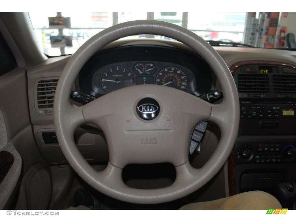 2005 Optima LX V6 - Radiant Red / Gray photo #32