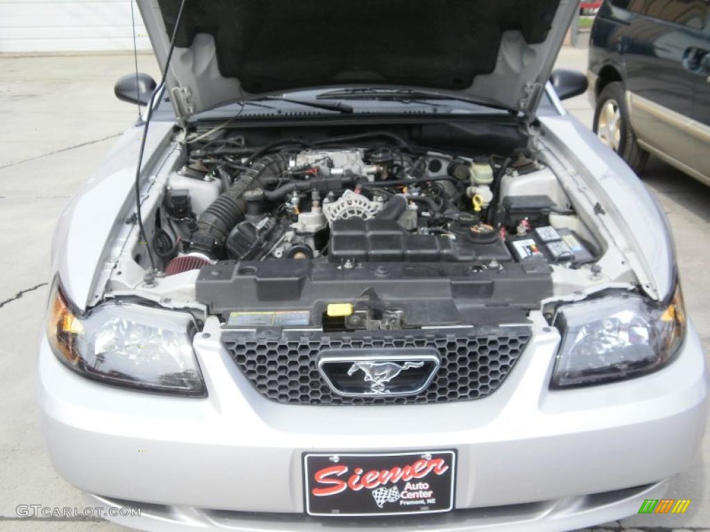 2001 Mustang GT Coupe - Silver Metallic / Dark Charcoal photo #27