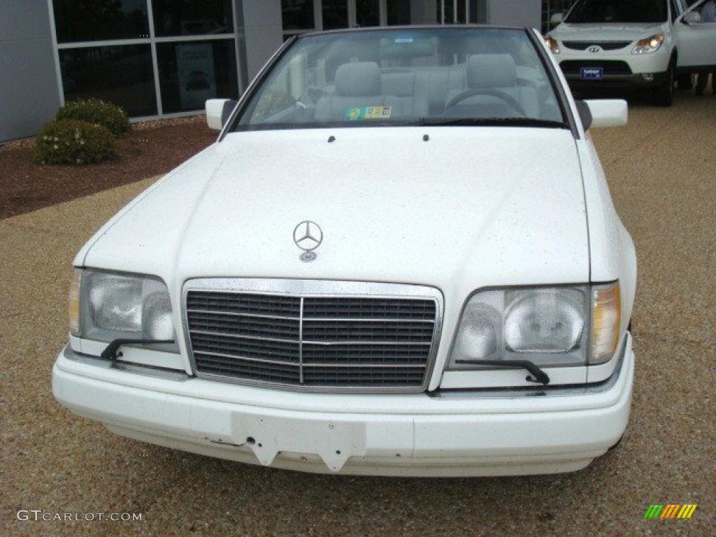 1995 E 320 Convertible - Polar White / Grey photo #9