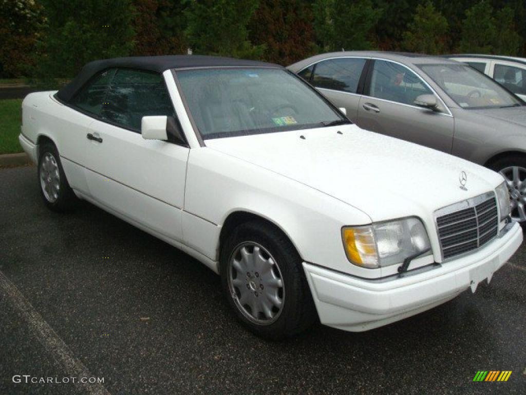 1995 E 320 Convertible - Polar White / Grey photo #34