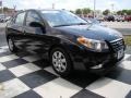 2007 Black Pearl Hyundai Elantra GLS Sedan  photo #5