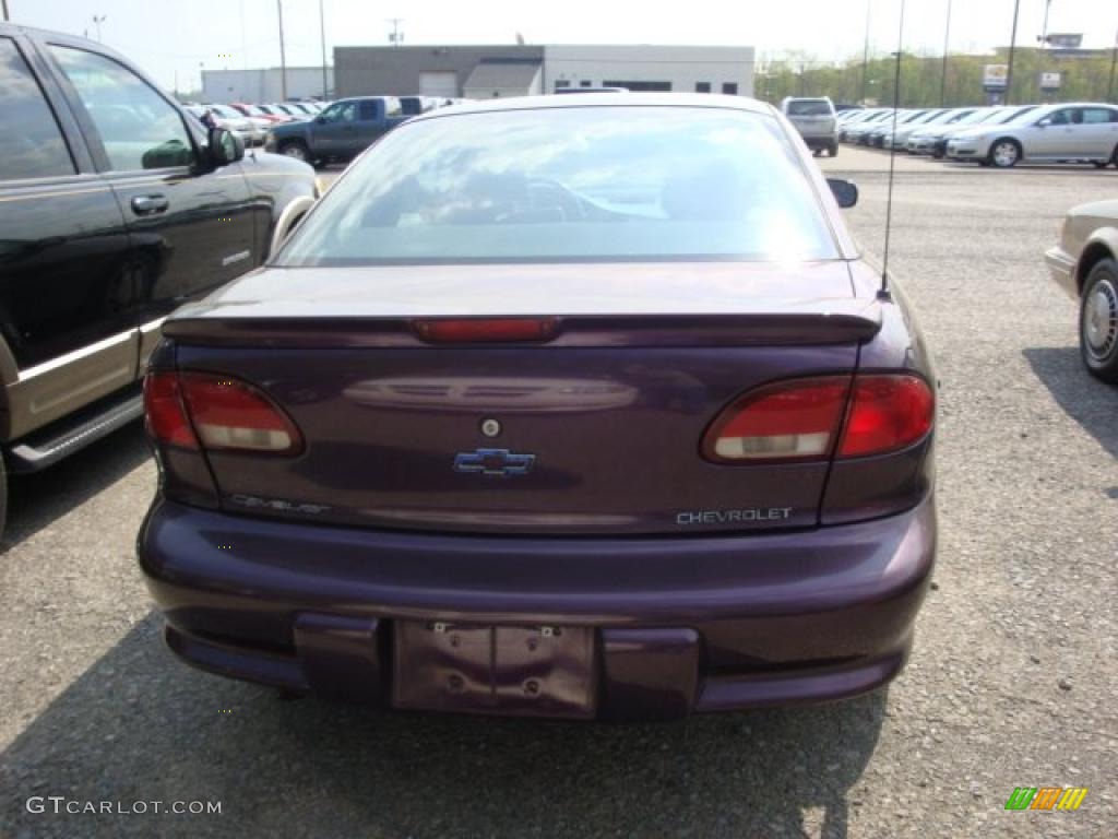 1997 Cavalier Coupe - Deep Purple Metallic / Graphite photo #3