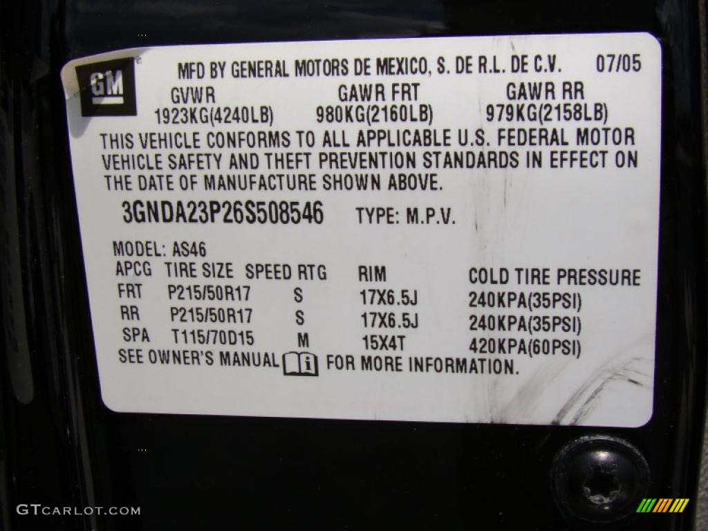 2006 HHR LT - Black / Gray photo #30