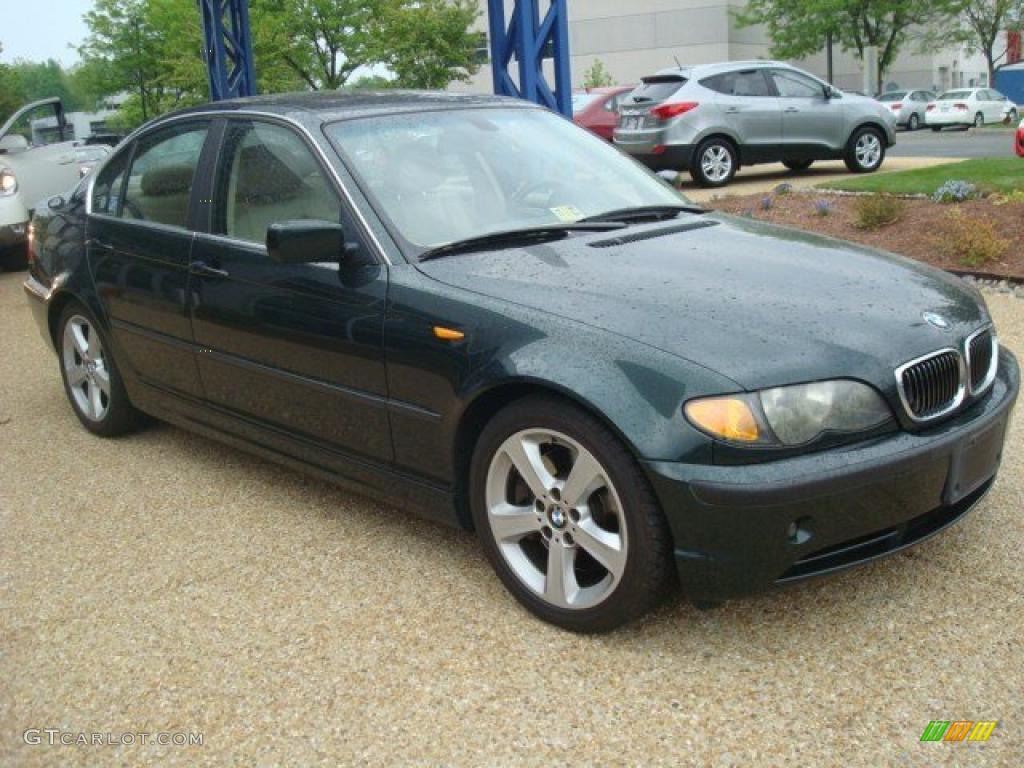 2004 3 Series 330i Sedan - Oxford Green Metallic / Sand photo #7