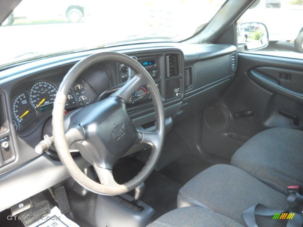 2000 Silverado 1500 Regular Cab 4x4 - Light Pewter Metallic / Graphite photo #10